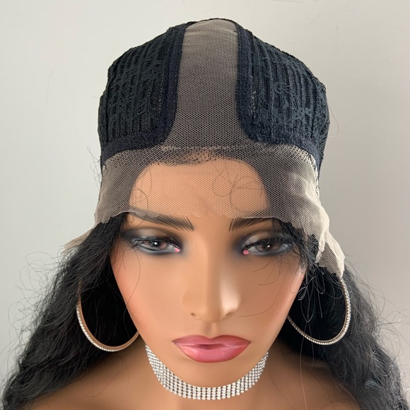 Gorgeous 36” Long Black Premium Fiber Lace Front Wig for Daily Wear or Events - Picture 4 of 14